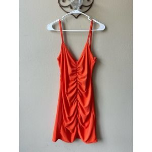 Size 8 NWT PrettyLittleThing- RANGE RIBBED STRAPPY GATHERED FRONT